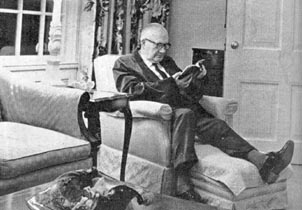 Roy Thomson at home