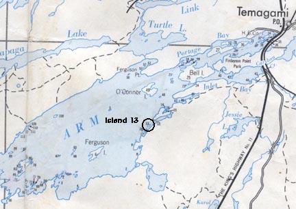 Island 13 on Map 24C